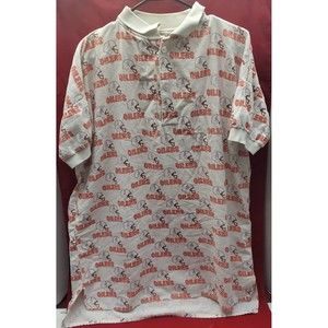 VTG Houston Oilers All Over Print By College Concepts Shirt Adult One Size